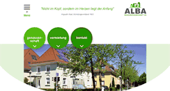 Desktop Screenshot of alba-baugenossenschaft.de